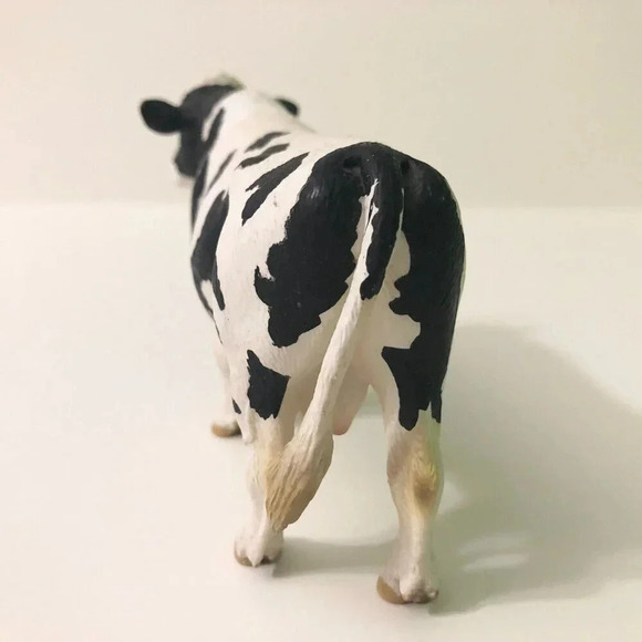 2007 Schleich Holstein Bull  Cow Dairy Farm Figure Black and White - Picture 4 of 14